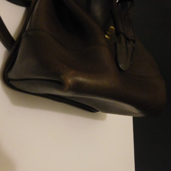 COACH Vintage 9960 Dark Brown Leather Dayback/Backpack—A8I-9960 - Picture 8 of 10